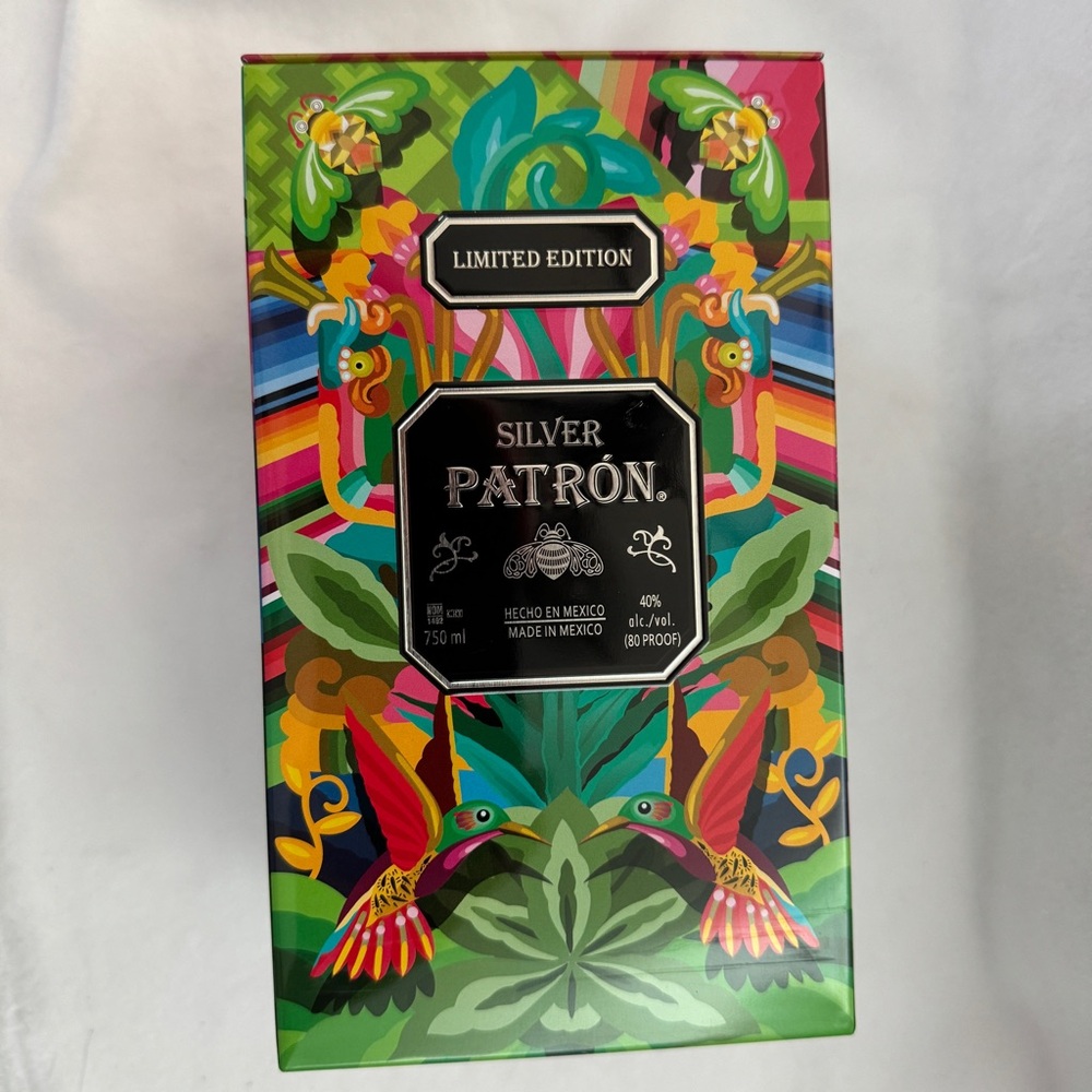 Patron Silver Tequila Tin Box Limited Edition For 750 ml Bottle Collectors - Picture 4 of 9